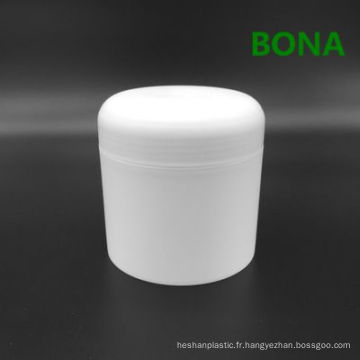 Pot de cosmétique en plastique blanc de 200g